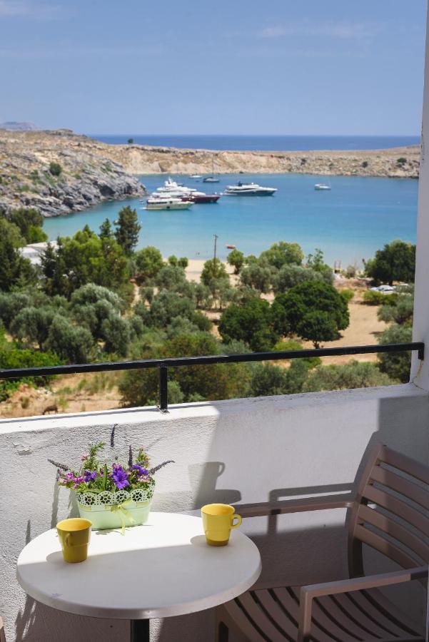 Aphrodite White Studios Lindos Buitenkant foto
