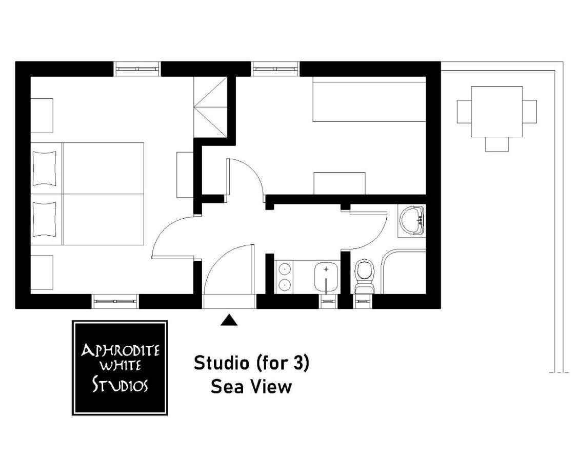 Aphrodite White Studios Lindos Buitenkant foto